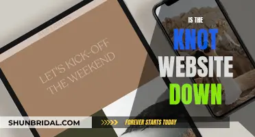The Knot Website: Down or Not?