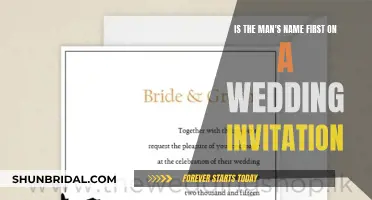 Wedding Invitation Etiquette: Couple's Name Order