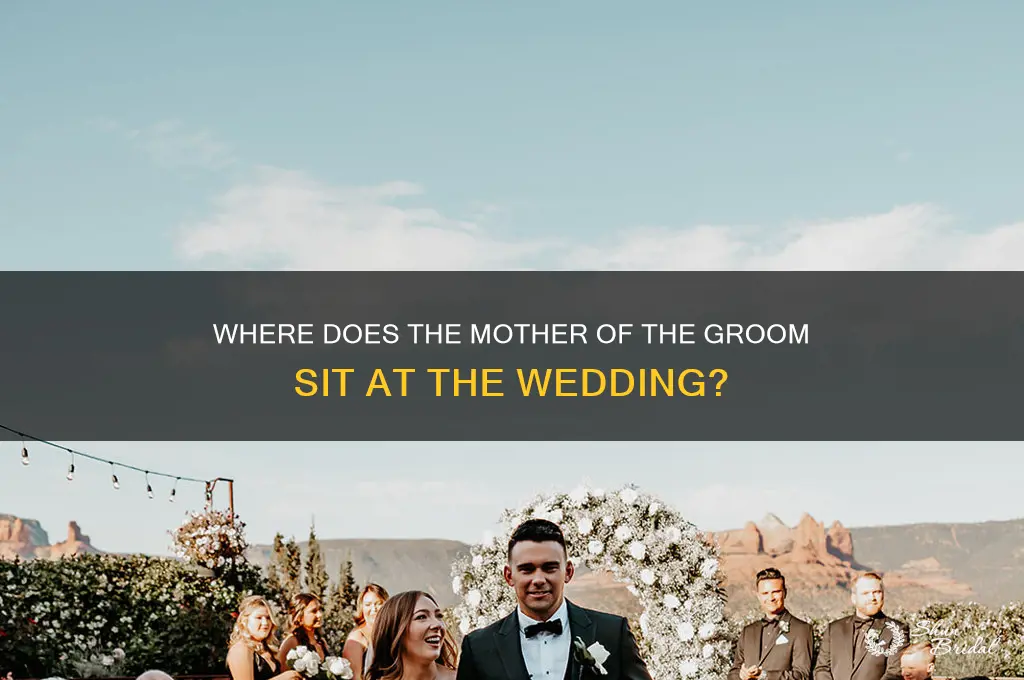 is the mother of the grrom seated at wedding ceremony