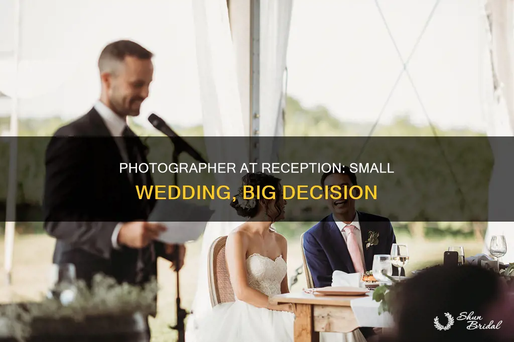 is the photographer invited to the reception dinner small wedding