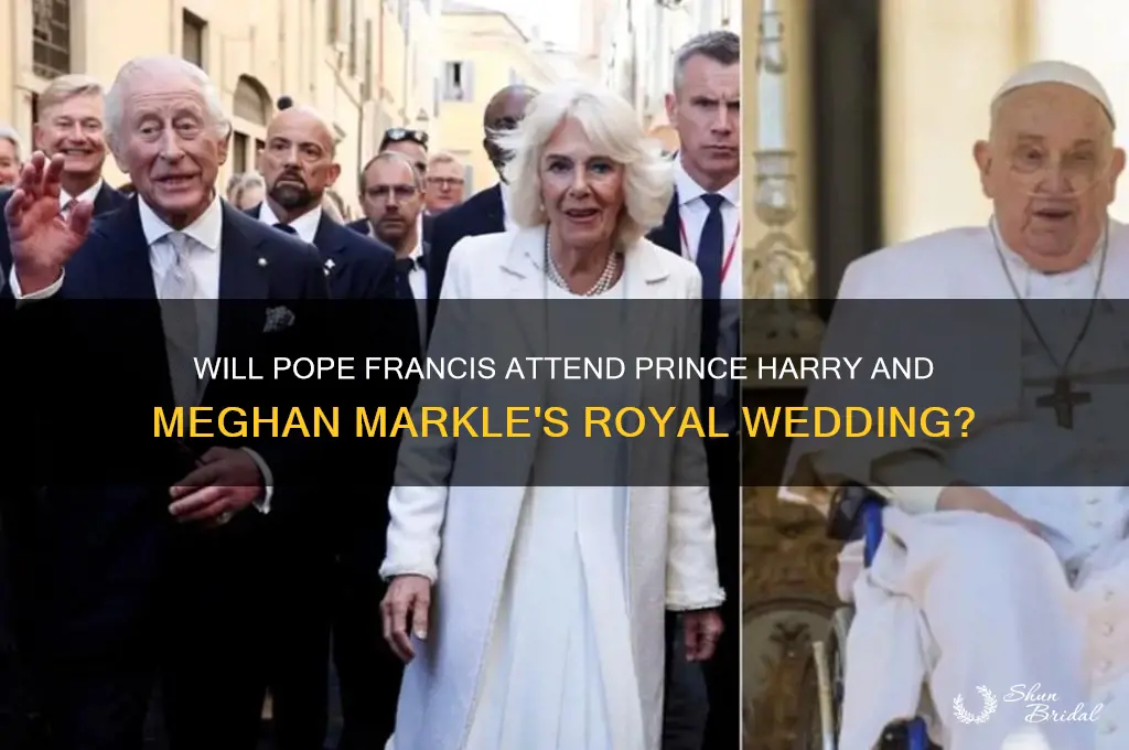 is the pope attending the royal wedding