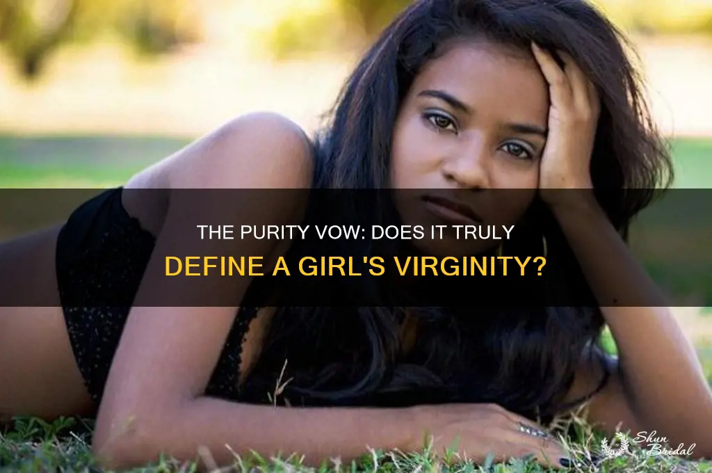 is the purity vow a girl being a virgin