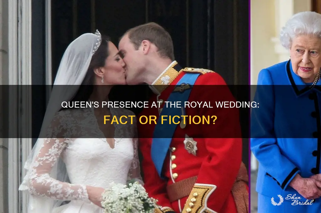is the queen at the royal wedding
