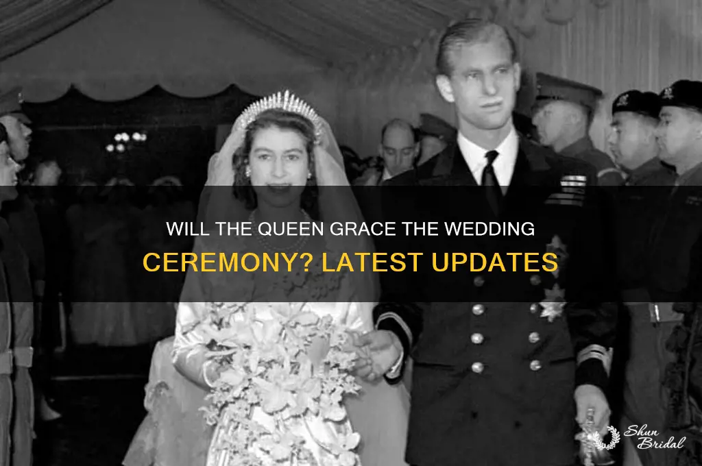 is the queen attending the wedding ceremony