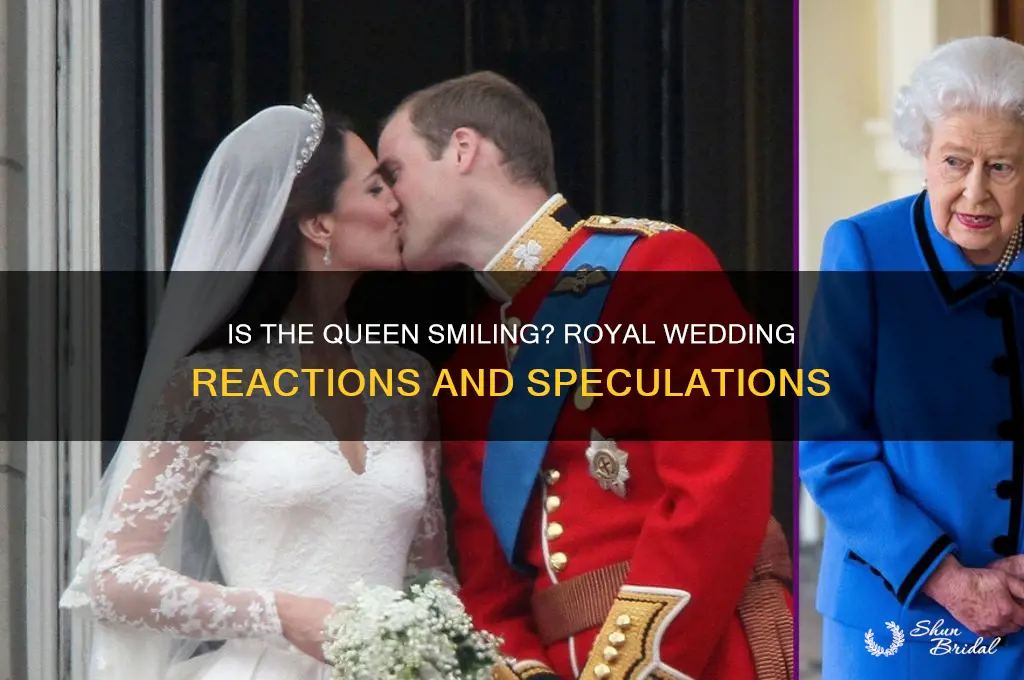 is the queen happy about the royal wedding