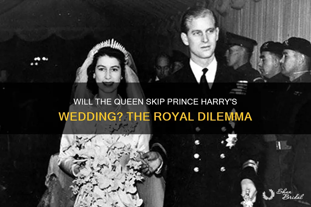 is the queen not going to harry
