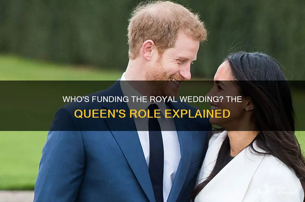 is the queen paying for the wedding