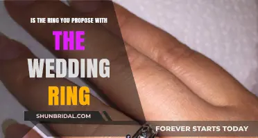 The Proposal Ring: Is It the Wedding Ring?