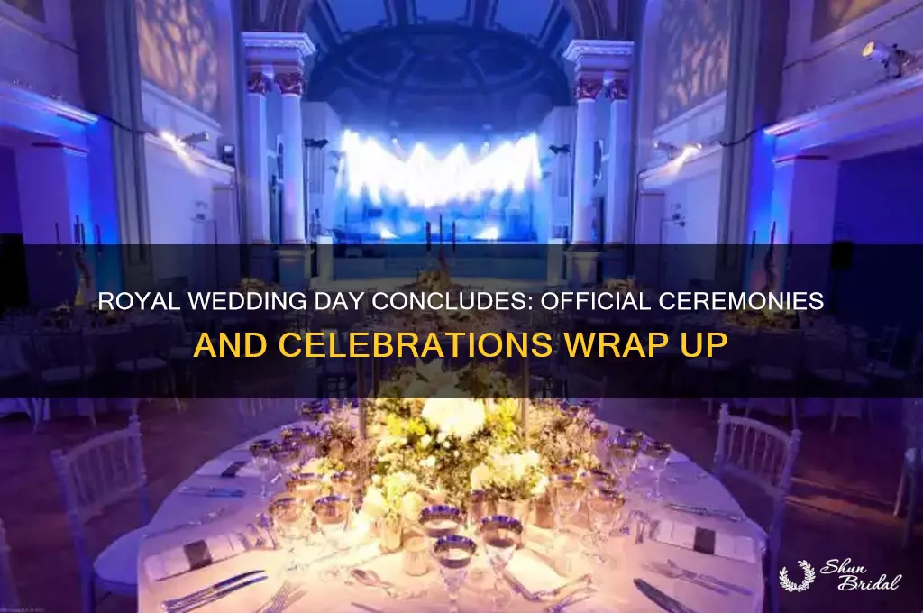 is the royal wedding official over for the day