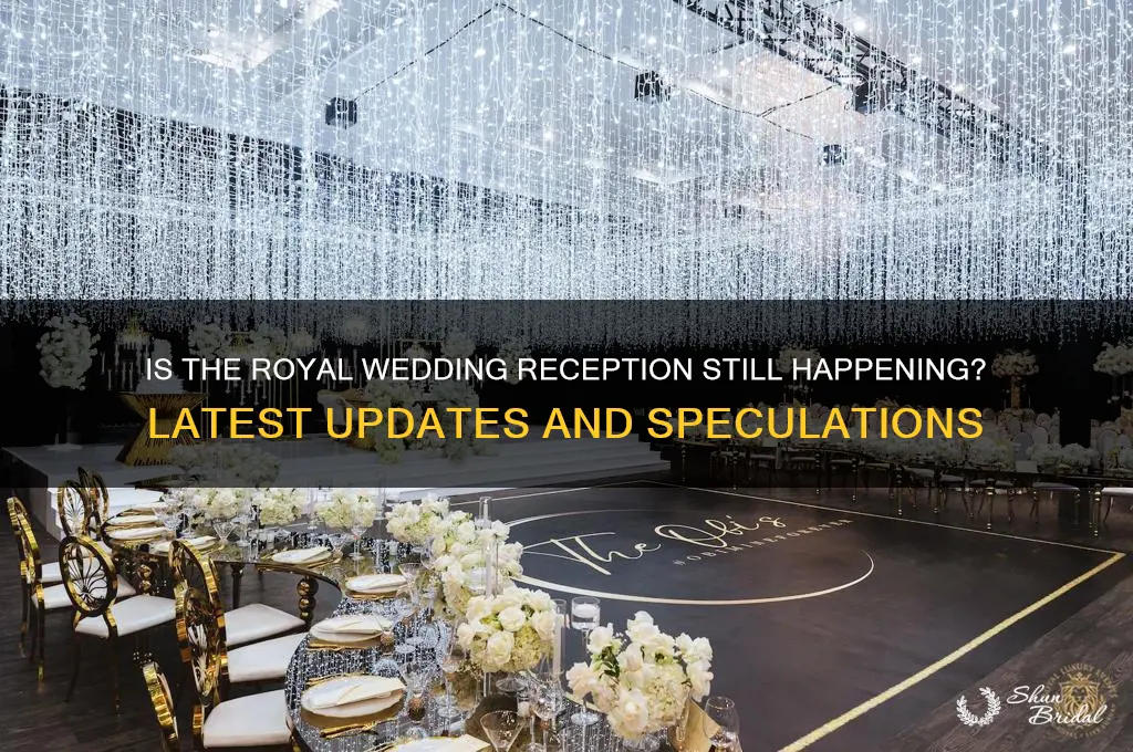 is the royal wedding reception still going on