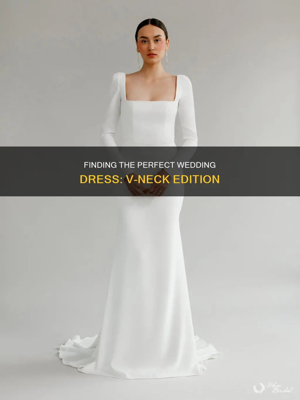is the v too deep for my wedding dress