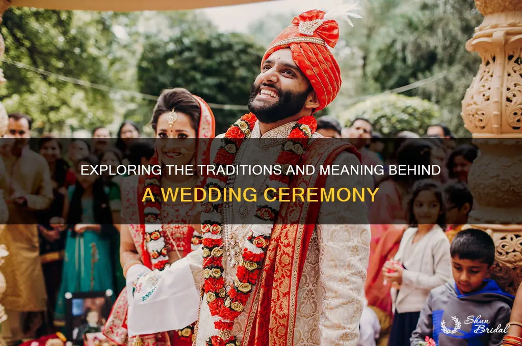is the wedding ceremony describe