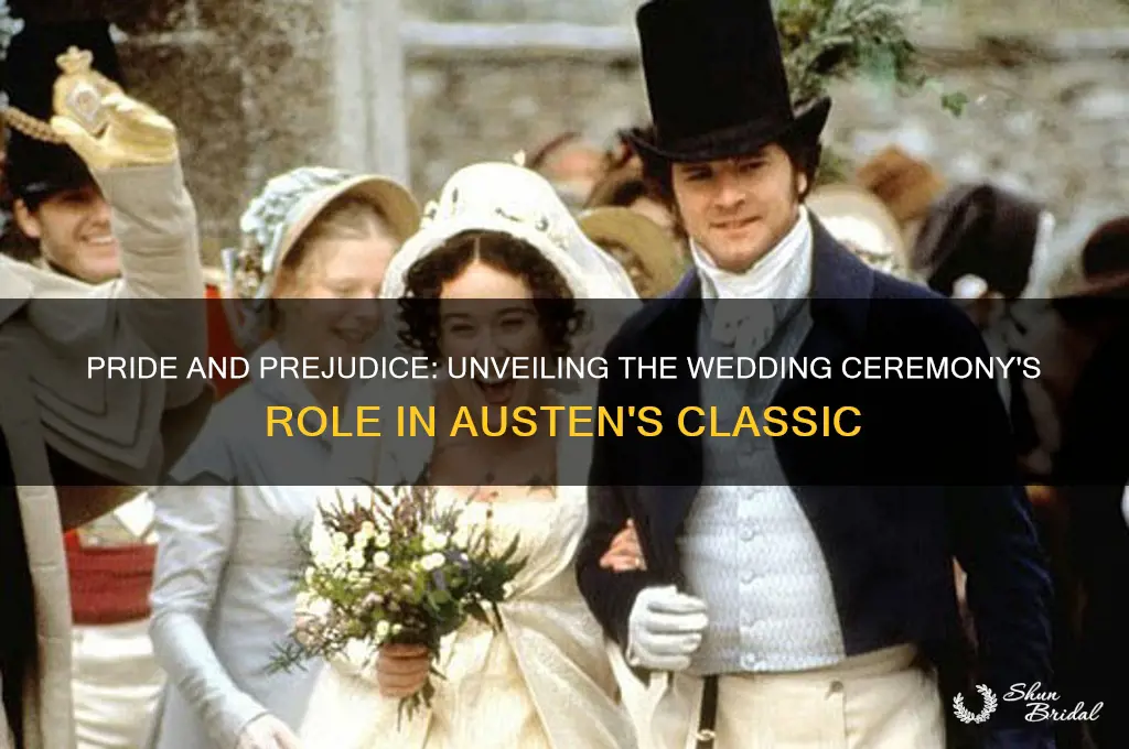 is the wedding ceremony described in pride and prejudice