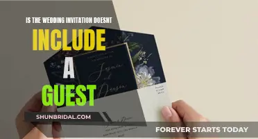 Wedding Guest Confusion: Who's Invite Is It, Anyway?