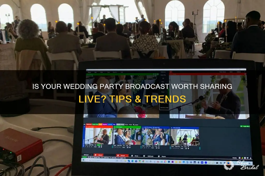is the wedding party broadcast