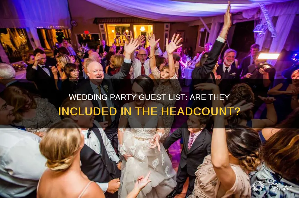 is the wedding party included in the guest list