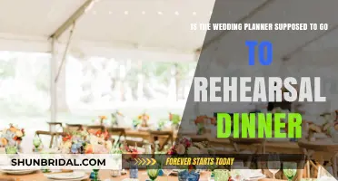 Should Wedding Planners Attend Rehearsal Dinners? Etiquette Explained