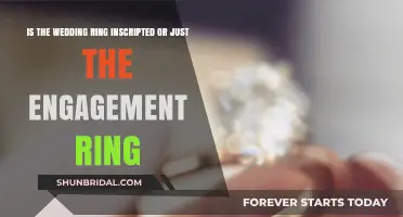 Inscriptions: Wedding or Engagement Ring?