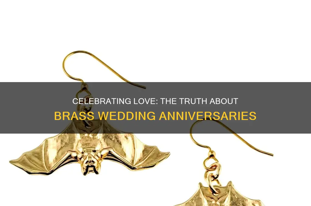 is there a brass wedding anniversary