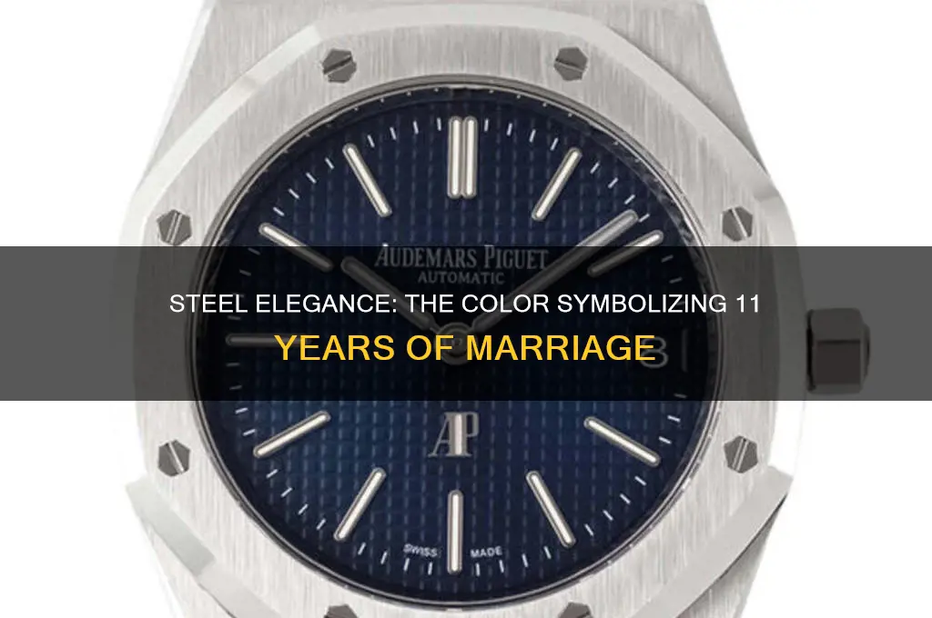 is there a color associated with 11th wedding anniversary