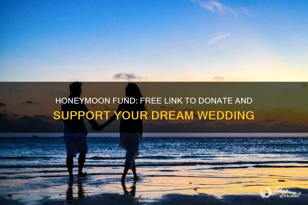 is there a free link to donate honeymoon funds