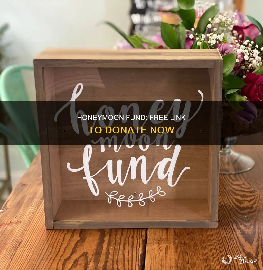 is there a free link to donate honeymoon funds