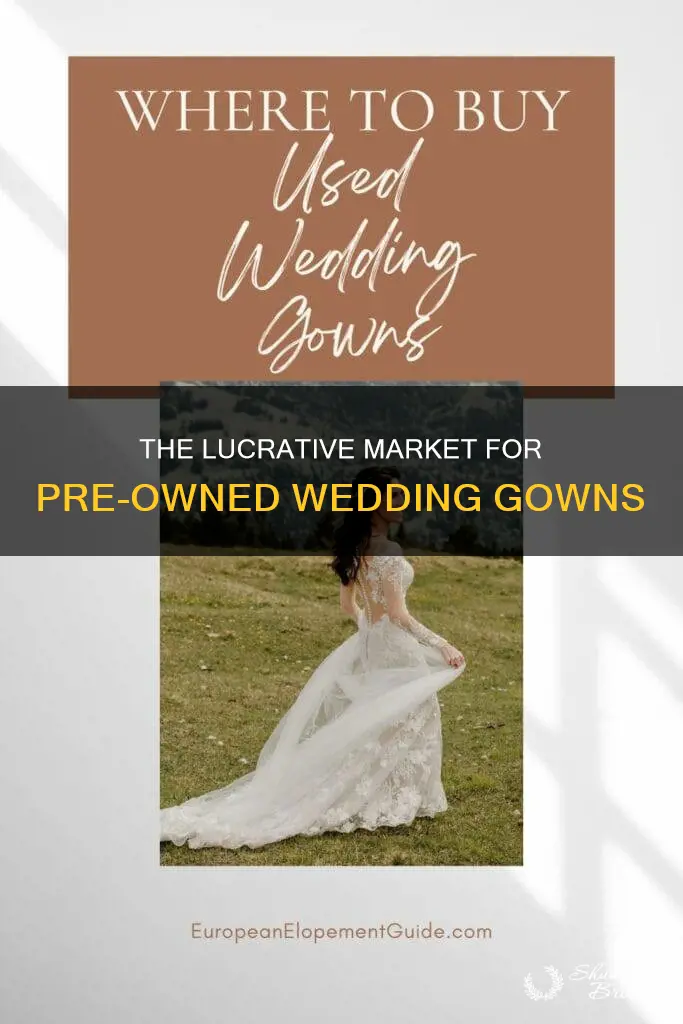 is there a market for used wedding dresses