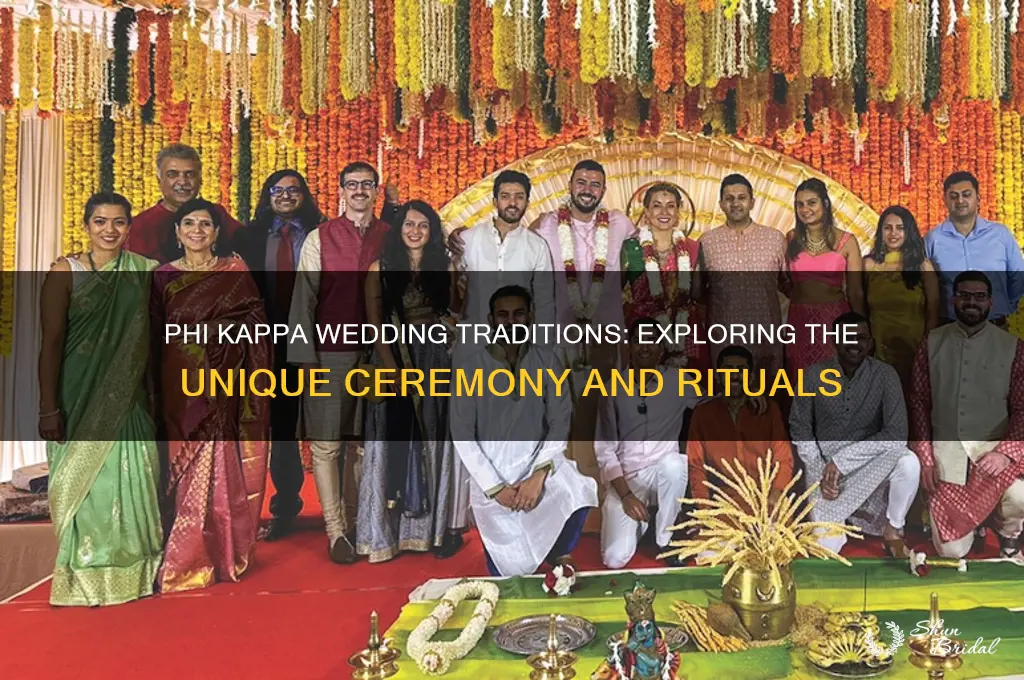 is there a phi kappa wedding ceremony