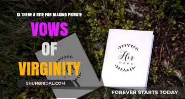 Private Vows of Virginity: Exploring Sacred Rites and Personal Commitment