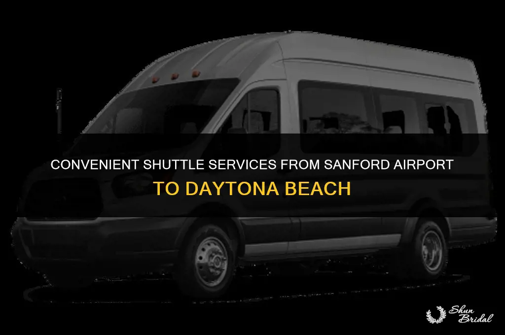 is there a shuttle from sanford airport to daytona beach