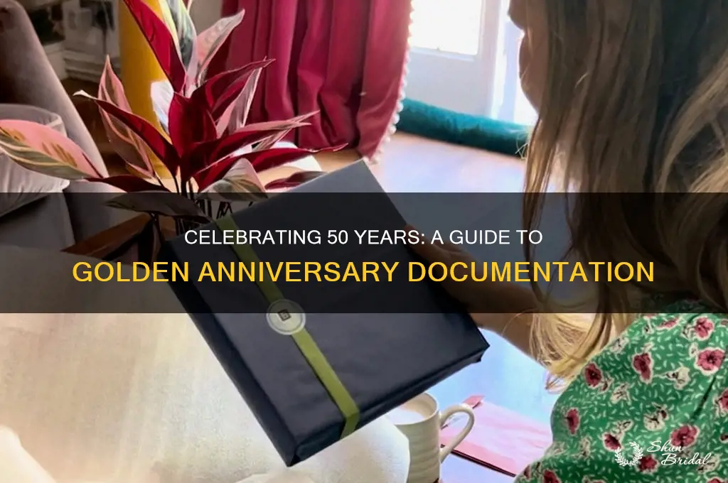 is there a special documentation for 50th wedding anniversary