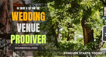How to Tip Your Wedding Venue Provider