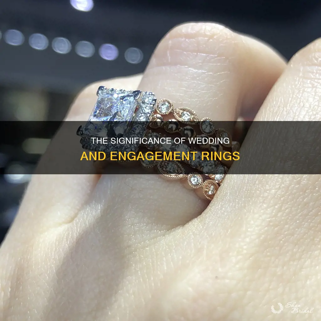 is there a wedding ring and engagement ring