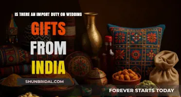 Import Duty on Wedding Gifts from India: What You Need to Know