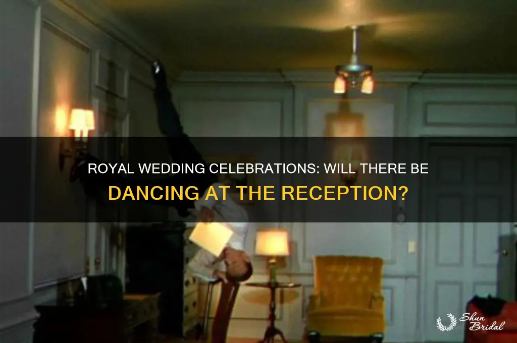 is there dancing at the royal wedding