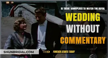 Watch the Royal Wedding Uninterrupted: Commentary-Free Viewing Options