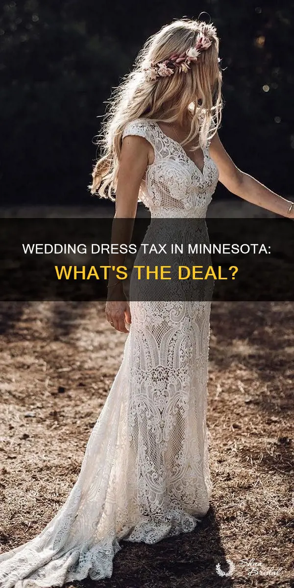is there tax on wedding dresses in mn