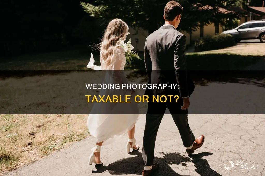 is there tax on wedding photography