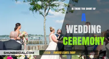 Are Wedding Ceremonies Too Brief? Exploring the Ideal Length