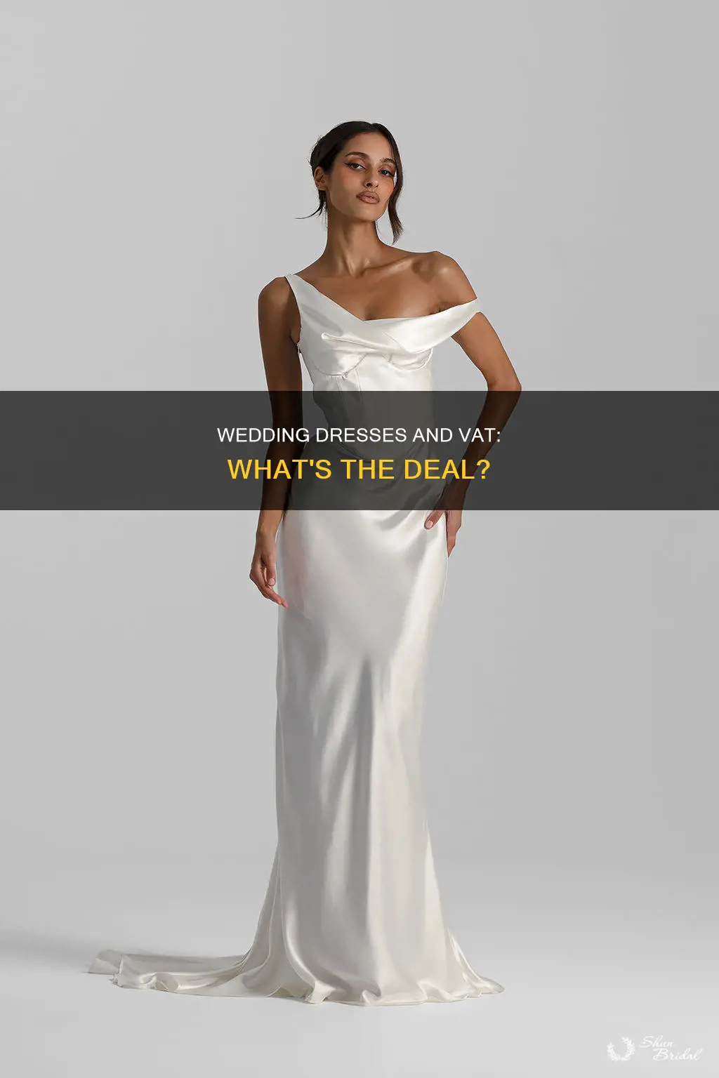 is there vat on wedding dresses