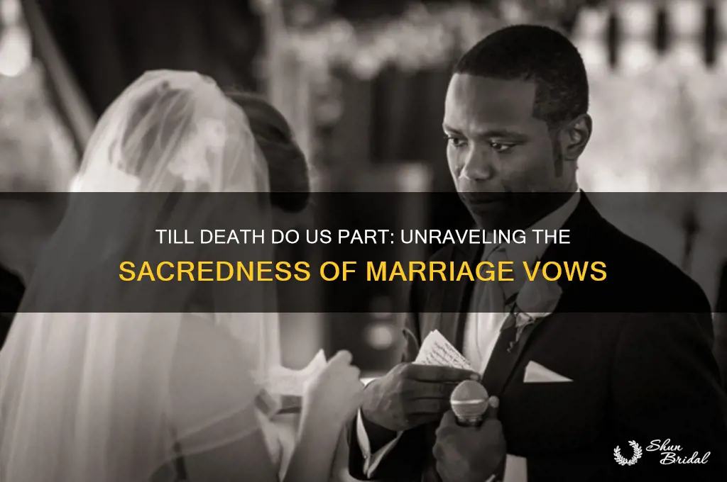 is till death do us part a vow