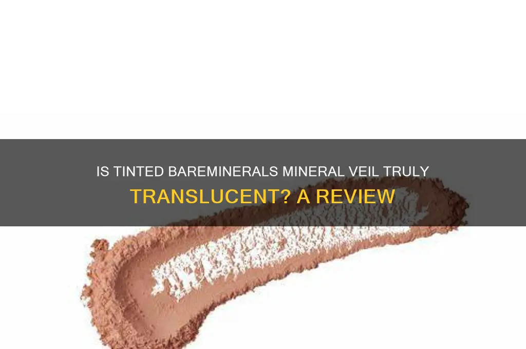 is tinted bareminerals mineral veil translucent