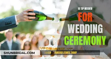 Wedding Ceremony Tips: To Tip or Not to Tip?
