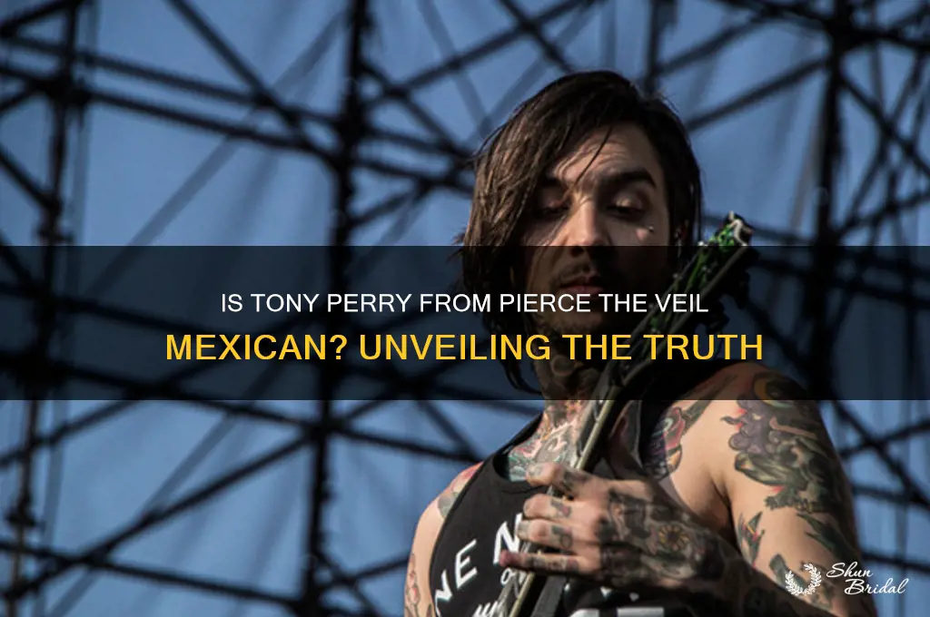 is tony from pierce the veil mexican