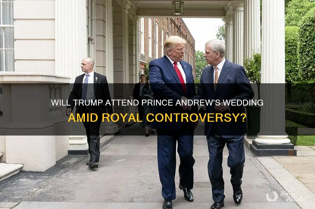 is trump going to prince andrews wedding