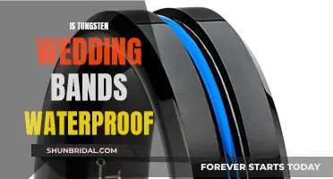 Tungsten Wedding Bands: Waterproof?