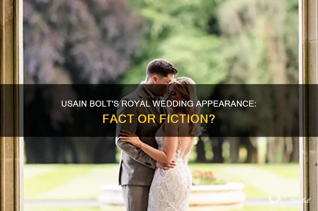 is usain bolt at the royal wedding