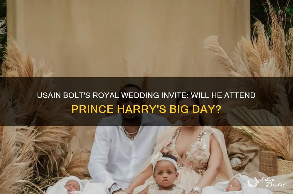 is usain bolt going to prince harrys wedding