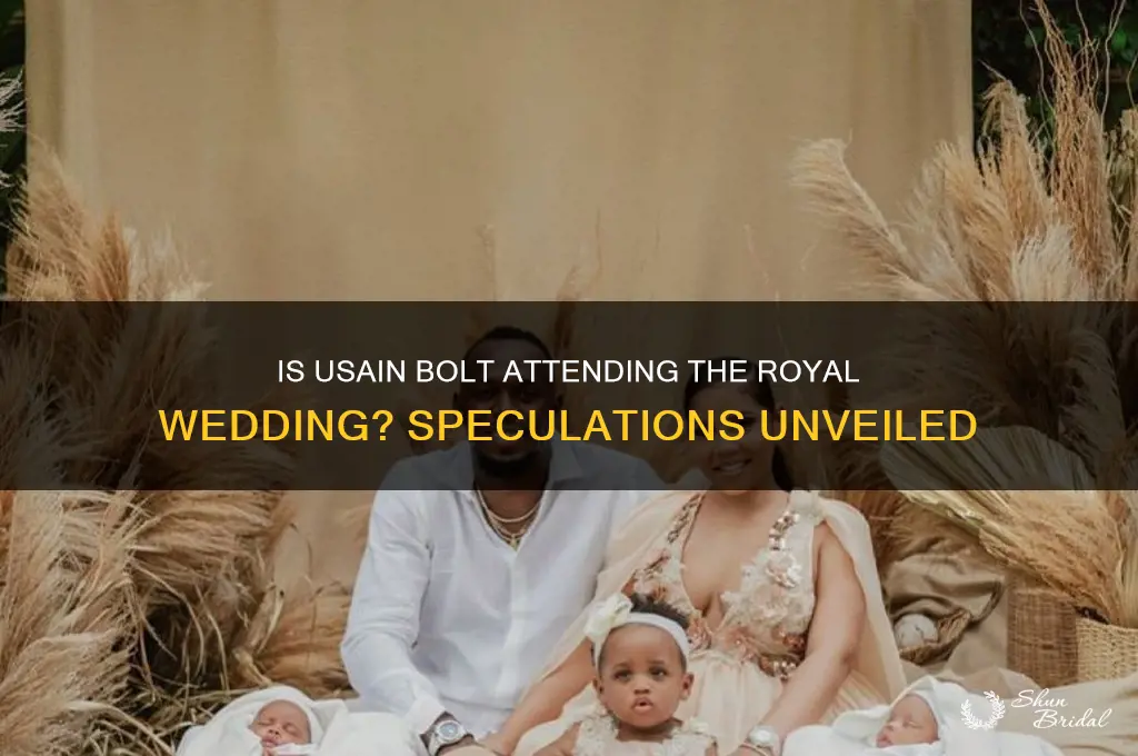 is usain bolt going to the wedding