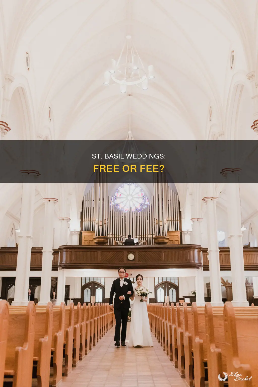 is using st basil for weddings free